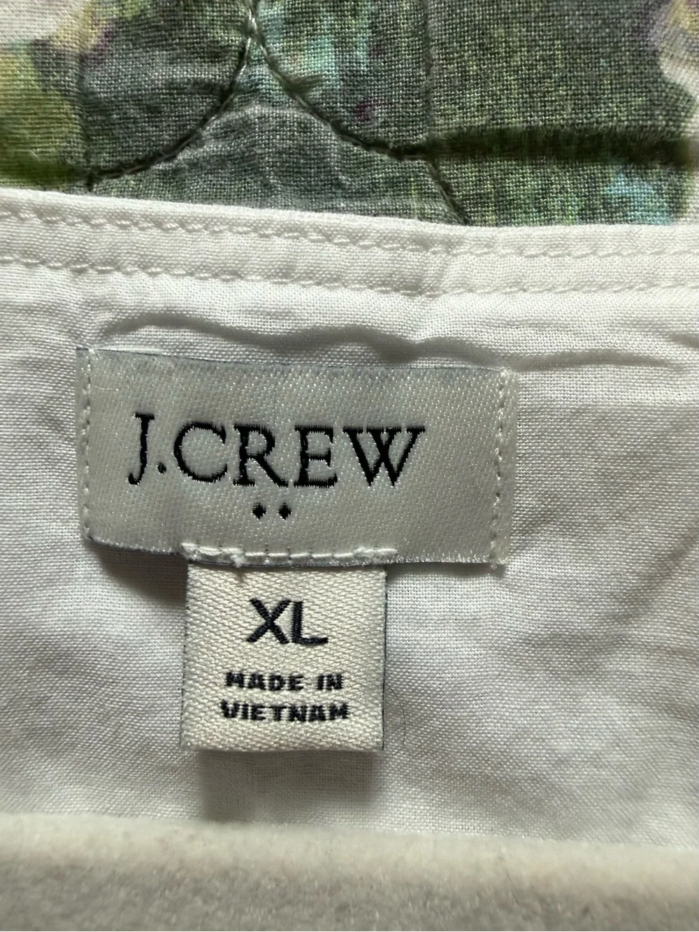 J. Crew White Sleeveless Button-Front Linen Blend Tank